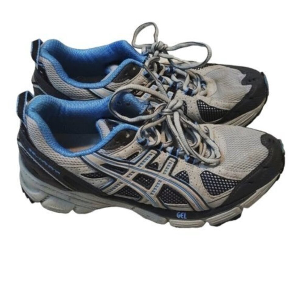 ASICS Gel Trail Running Shoes Womens Sneakers Trainers T0E5N Size 7 GUC #0137